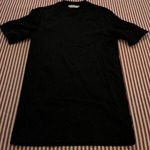 Z Zegna T-Shirt 100% Cotton Slim Fit Black Small